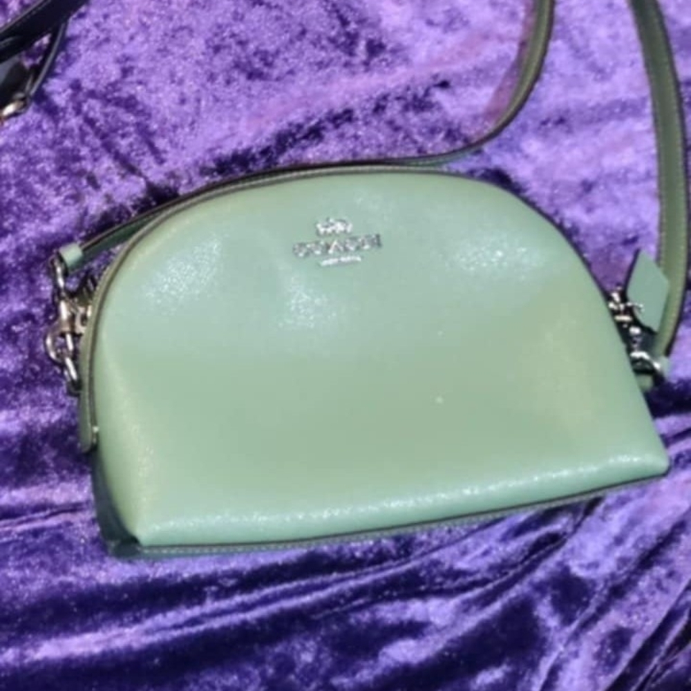 Coach Mint Green Crossbody Bag